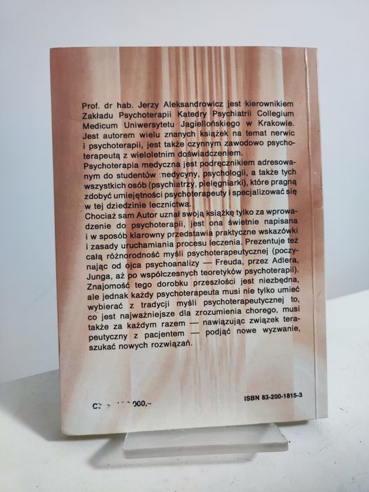 Psychoterapia medyczna - Jerzy W. Aleksandrowicz