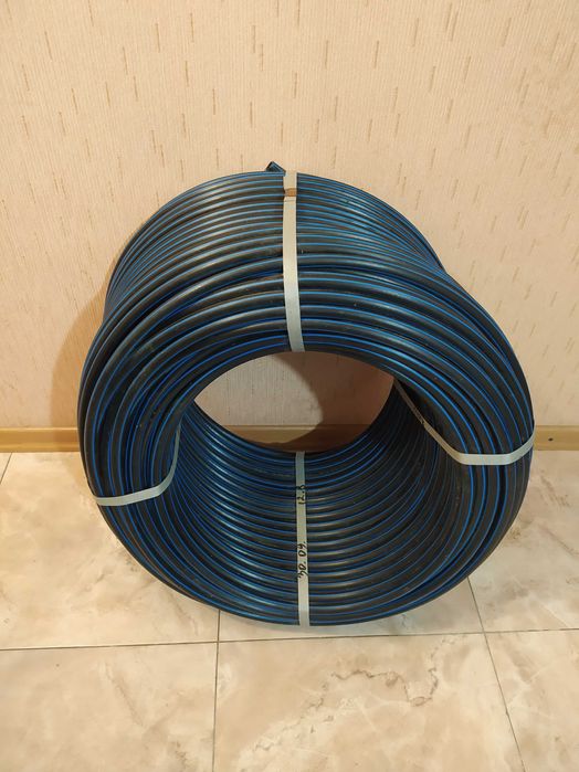 Труба д. 16х1,3 PLUS из полиэтилена для полива (ПВХ шланга) 200 м.