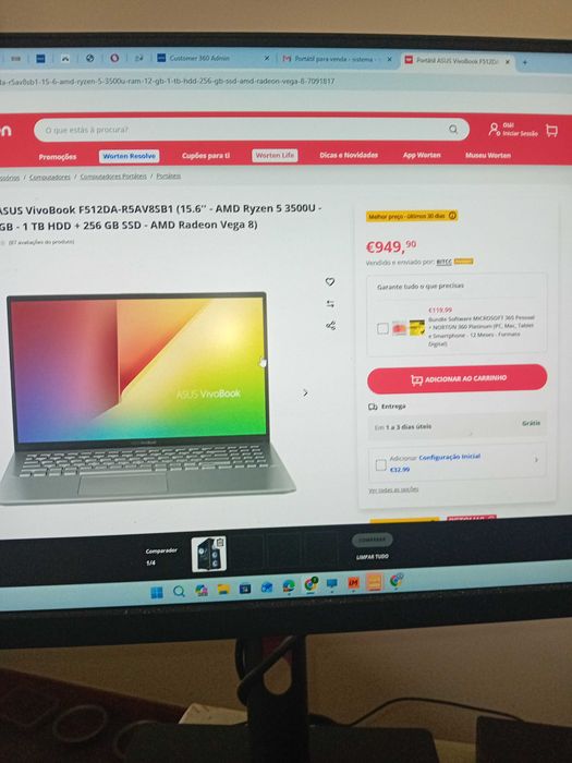 Portátil usado em bom estado