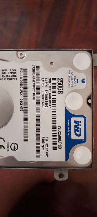 Western Digital, WD Blue Model 250 GB64752268269827122