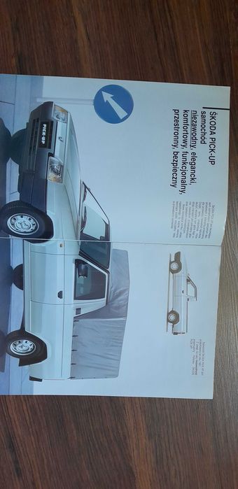 Skoda Picku-up Favorit Forman Prospekt ulotka broszura na polski rynek