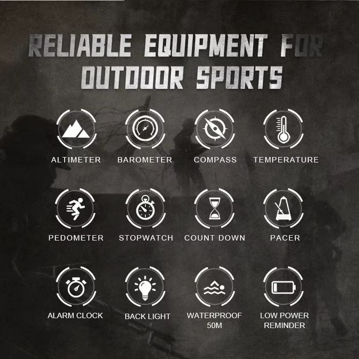 Мужские Тактические часы North EDGE APACHE 46 и Alps.