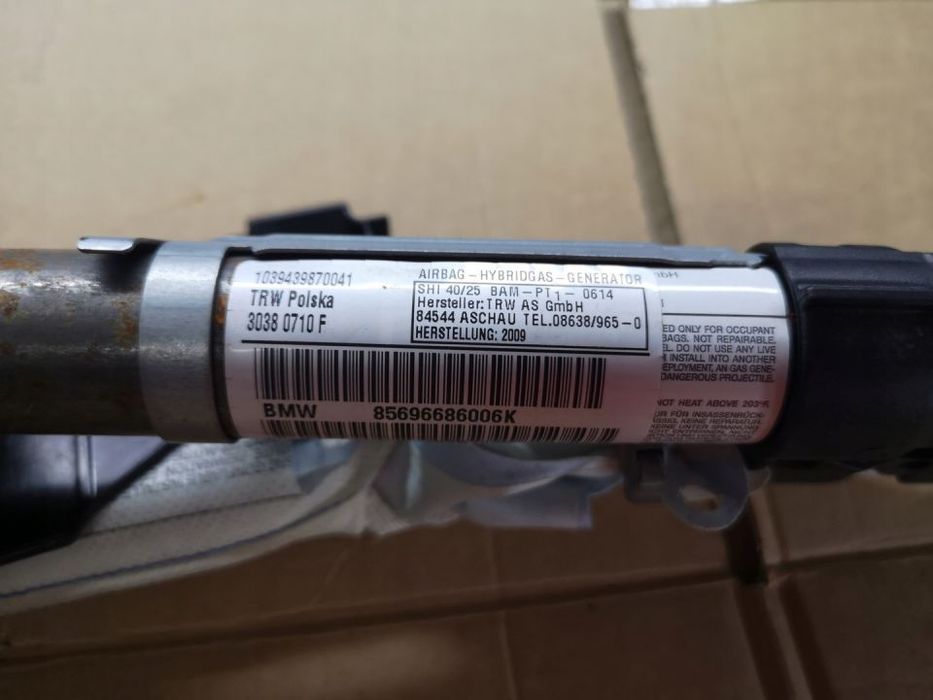 bmw e91 kombi kurtyna powietrzna lewa 30380710