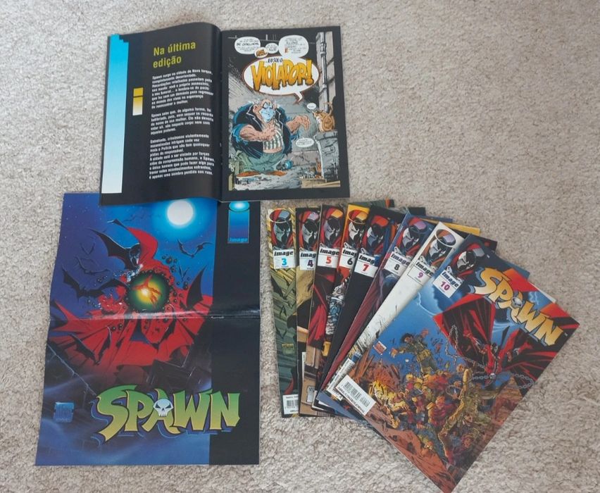 Conjunto de 10 Bds Spawn em PT