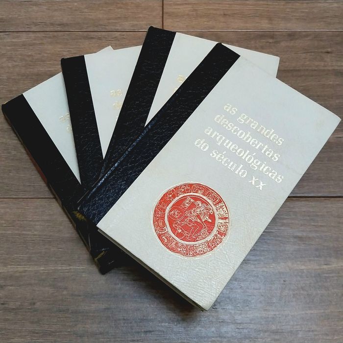 4 Livros "as grandes descobertas arqueológicas do Séc. XX"