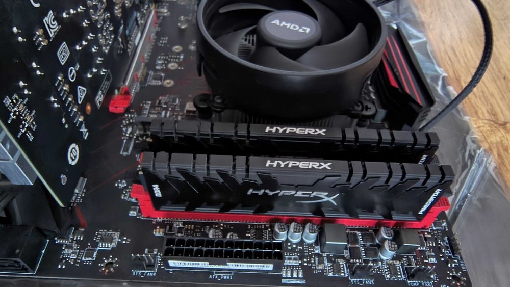 PC AMD Ryzen 5 2600; MSI B450 Gaming Plus; 16 GB DDR4; MSI GTX 1060