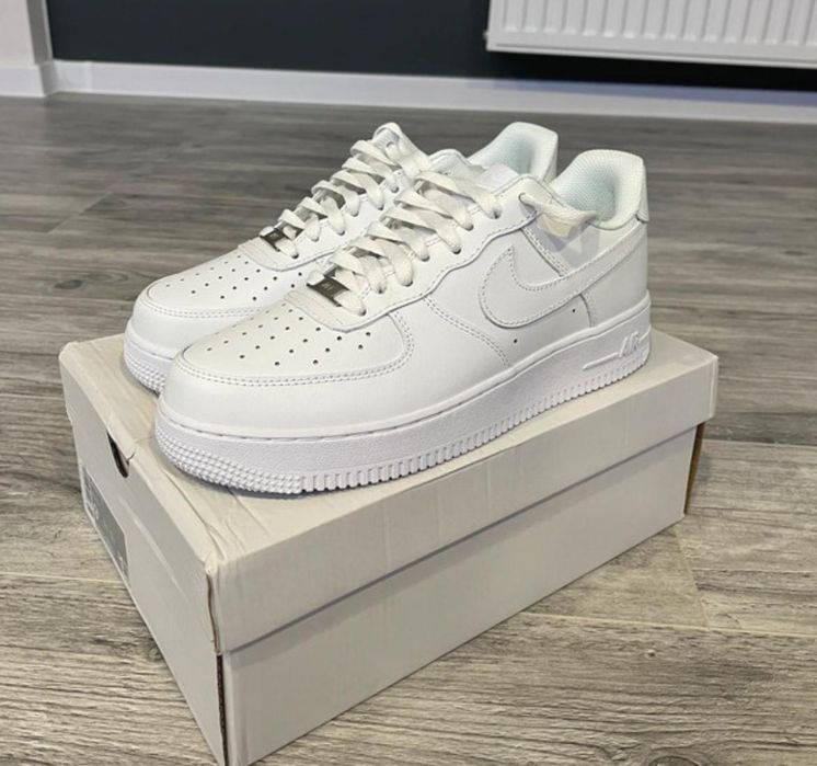 Nike air force 1 całe białe buty damskie 37 - PROMOCJA