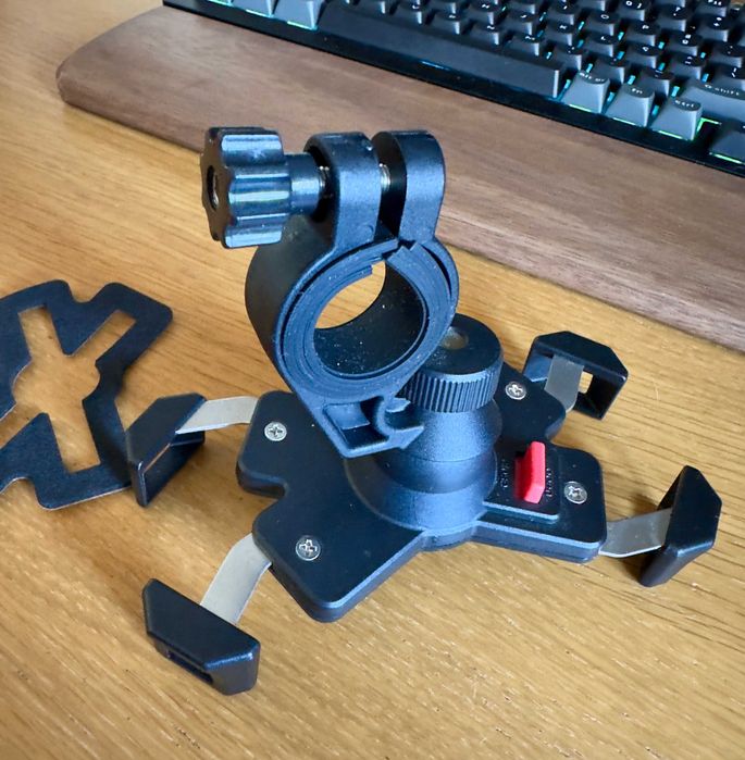 Suporte de Telemóvel para Guiador de Mota / Bicicleta GUB G-81 (Ajustável)