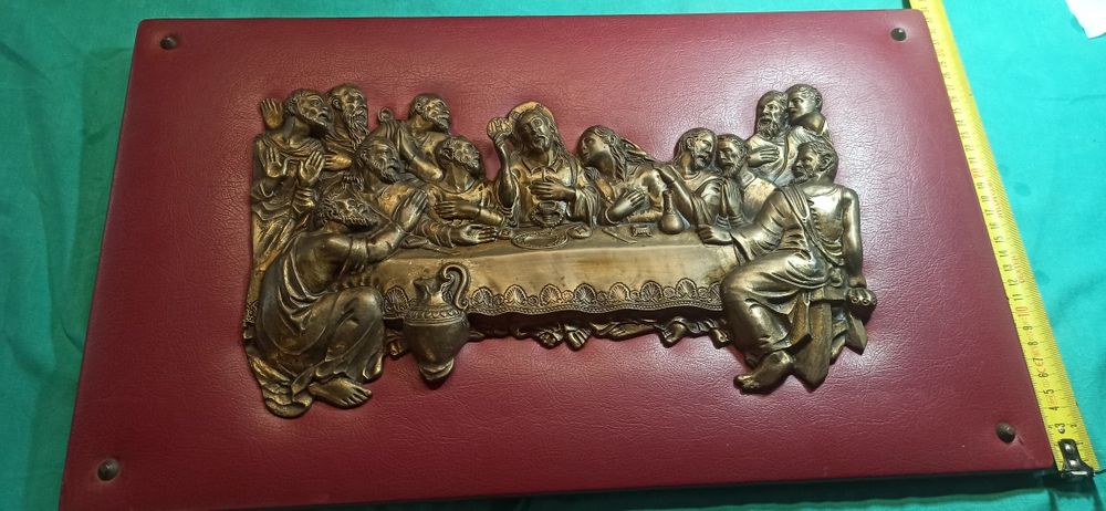 Última Ceia em bronze