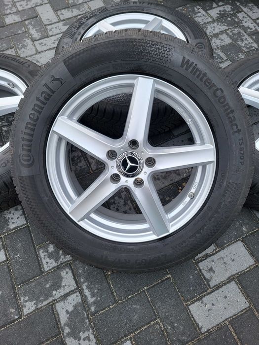 [K236] Koła zimowe 17 Cali 5x112 Continental 215/60/17 Mercedes GLA