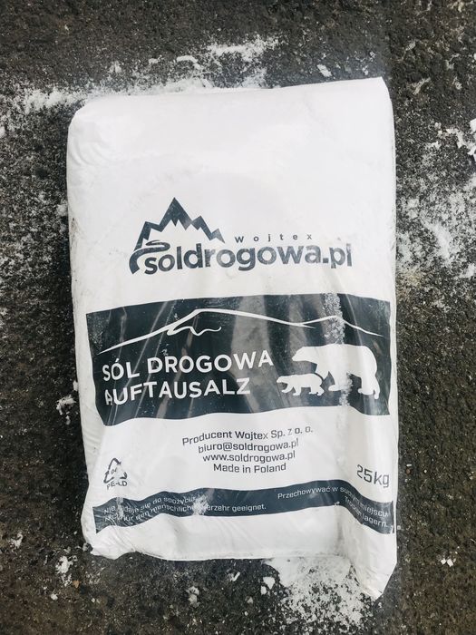 Sól drogowa 25 kg /Odsniezania