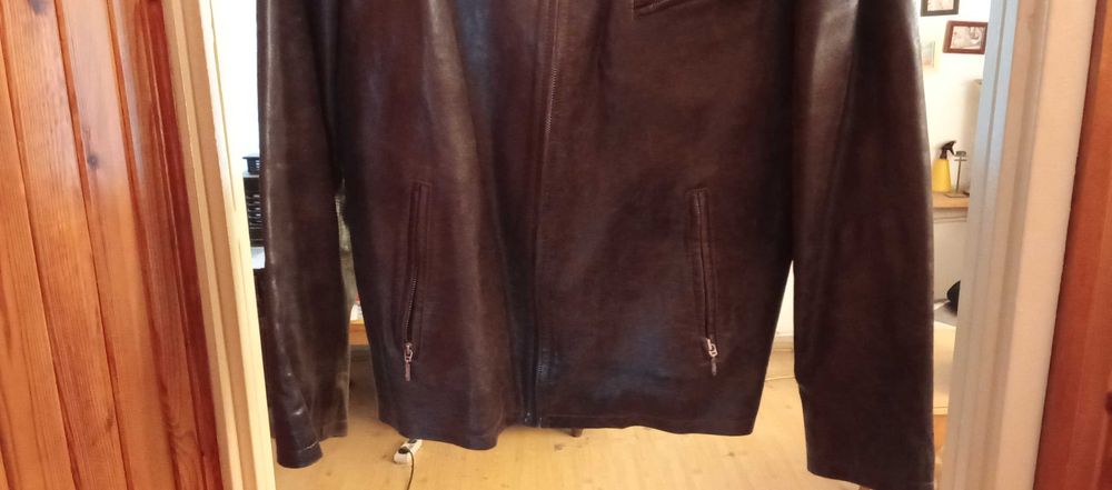 Kurtka skórzana męska XL