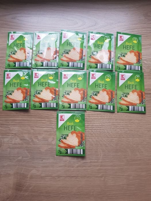 Drożdże piekarnicze, suszone 11 opakowań x 7g