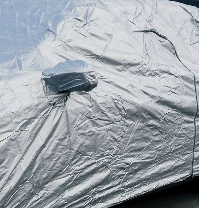 Автомобільний тент з підкладкою, кишенями під дзеркала,розмір M (435×1