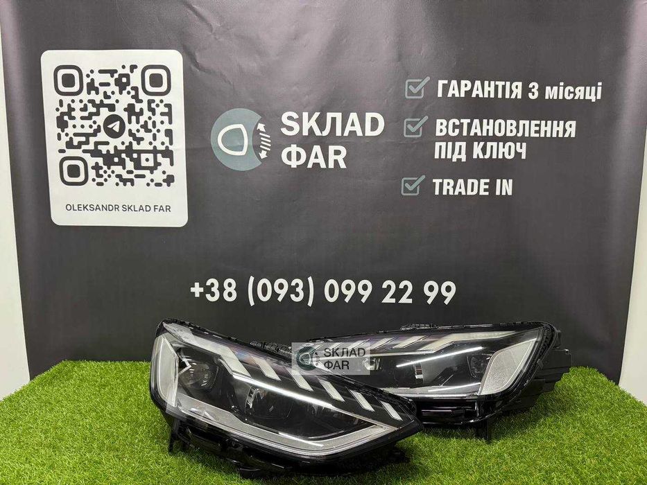 Фари Audi A4 B9 rest 2020-2024 Full Led EU Фара на Ауді А4 Б9 рест Фулл лед Європа - Гарантія 3 місяці, trade in, встановлення