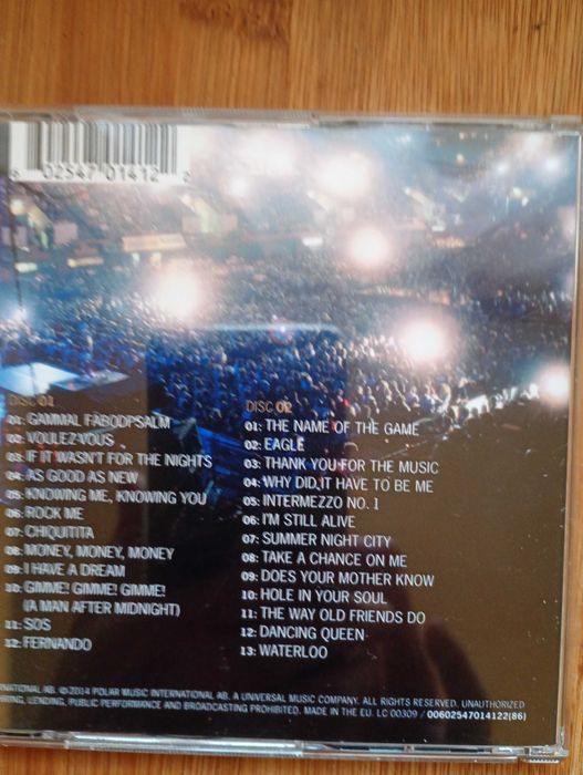 Płyta CD Audio ABBA - Live Wembley Arena - 2 CD.