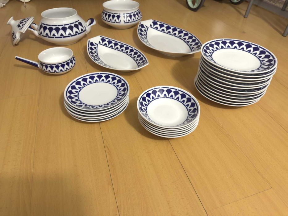 Conjunto de louça Sargadelos Itálica