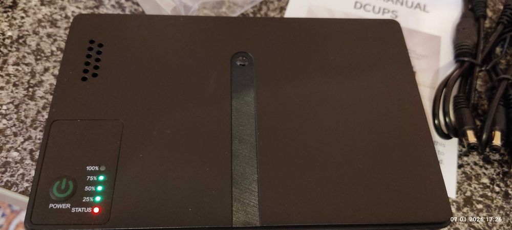 Бесперебойник - повербанк (UPS) для WI-Fi роутера работы.