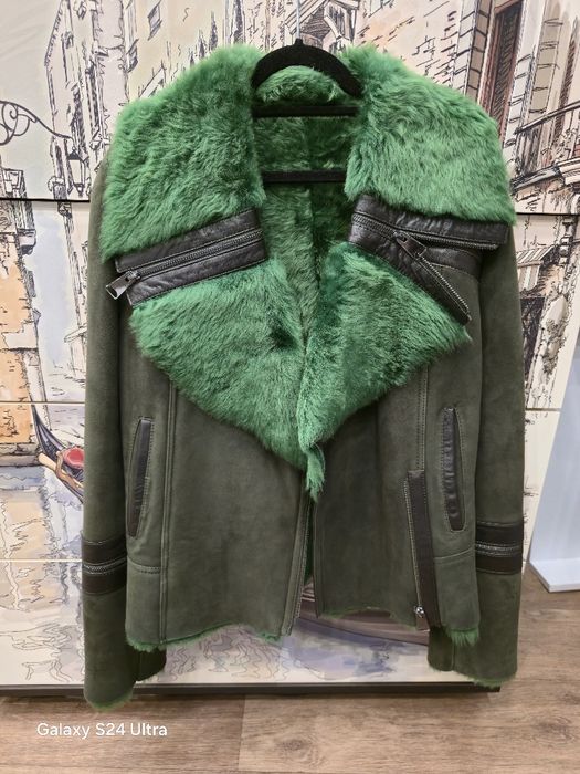 Дублянка Дубленка натуральна з натуральним хутром XS/S