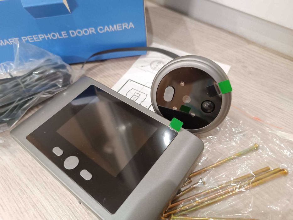 Дверной глазок, звонок, камера, домофон, ночной режим, запись видео