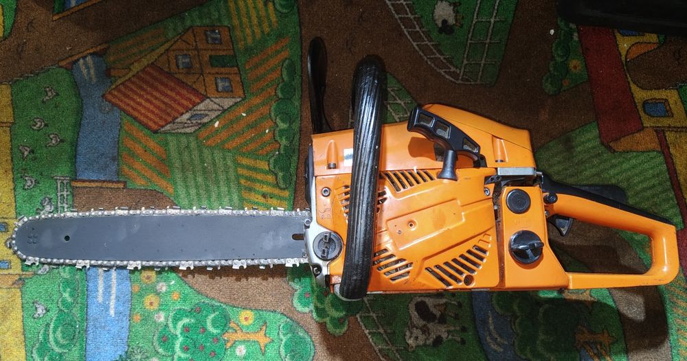 Piła spalinowa powermat mechaniczna nowy łańcuch