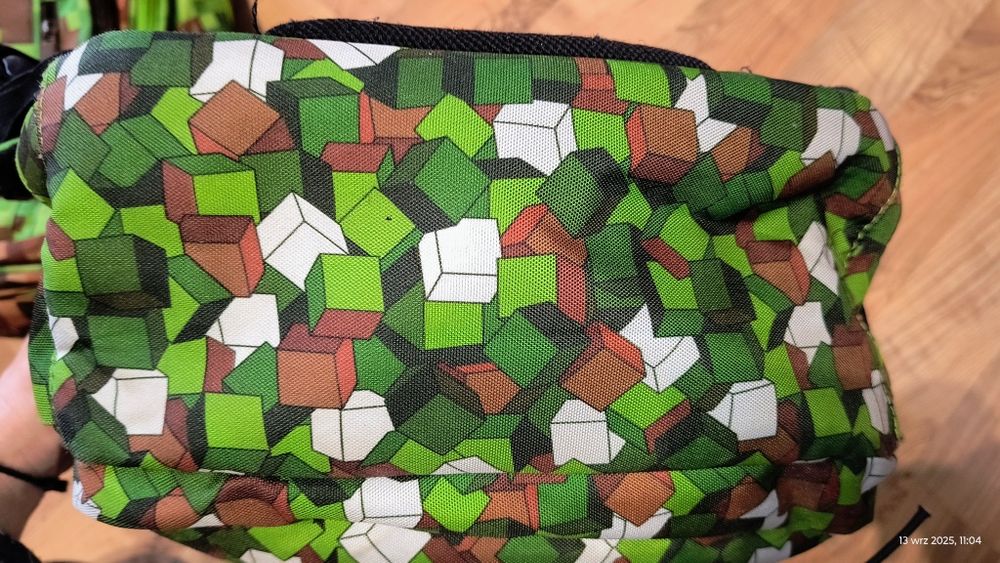 Plecak szkolny Loozz z wzorem Minecraft