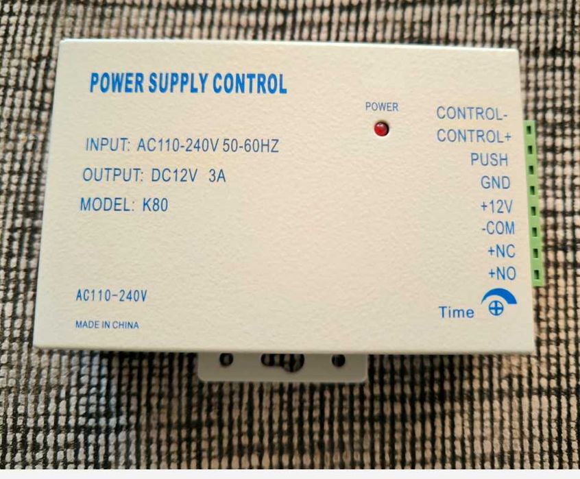 Sistema de Control de Acessos - power suply control - videoporteiros