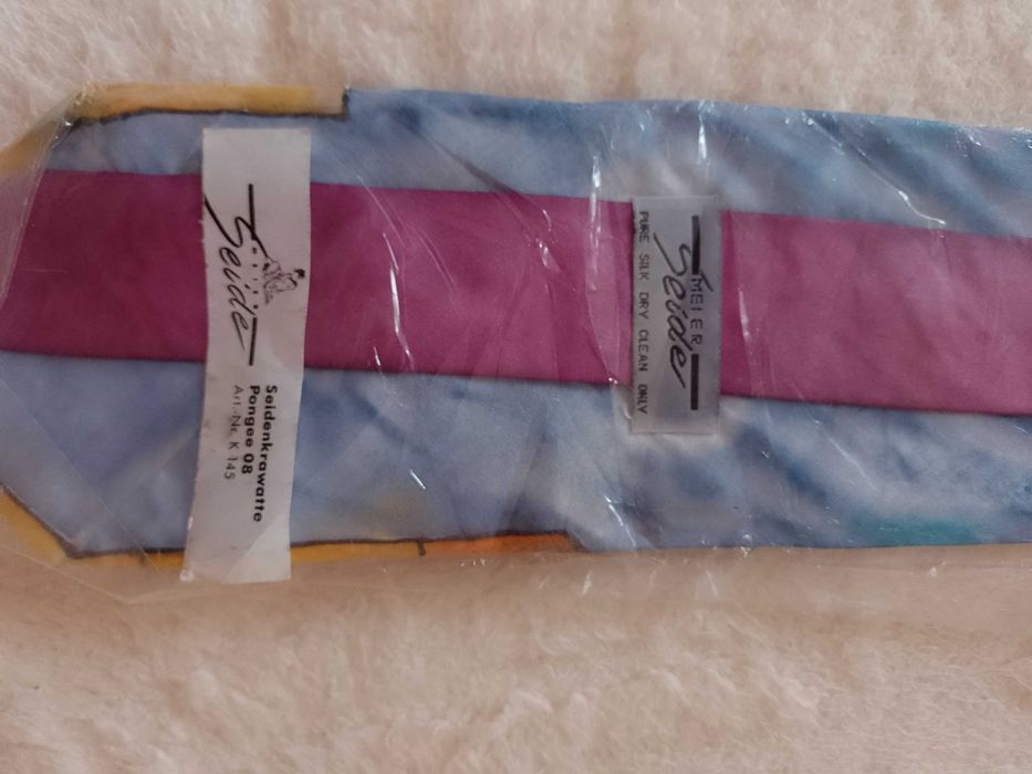 Ekstrawagancki, jedwabny krawat z Dubaju, Silk, NOWY