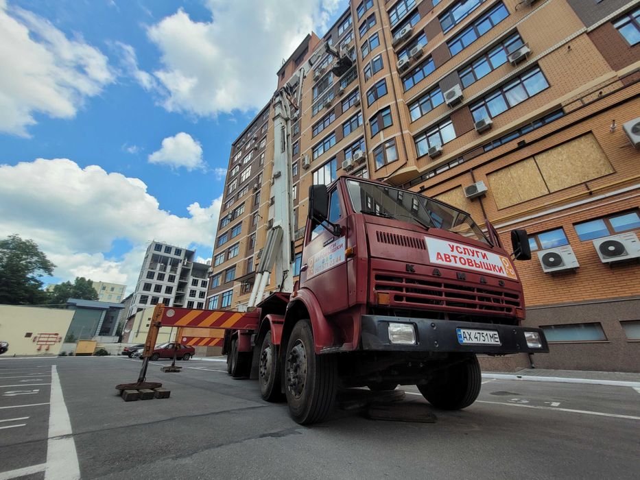 Аренда услуги автовышки 30 и 50 метров. Харьков, вся Украина