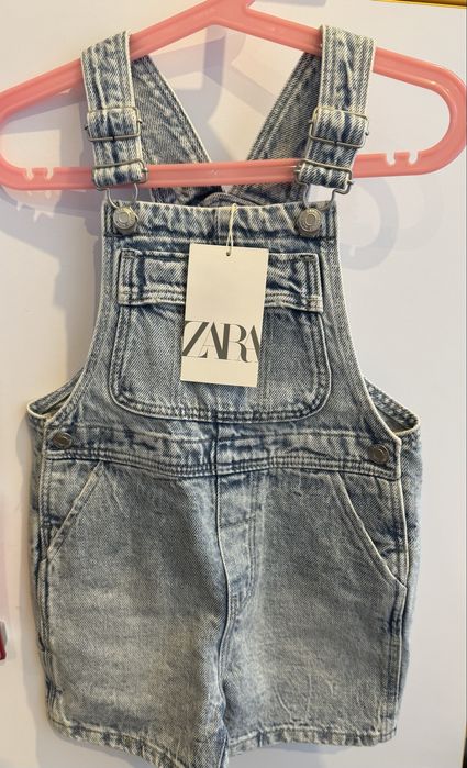 Джинсовий комбінезон-шорти ZARA