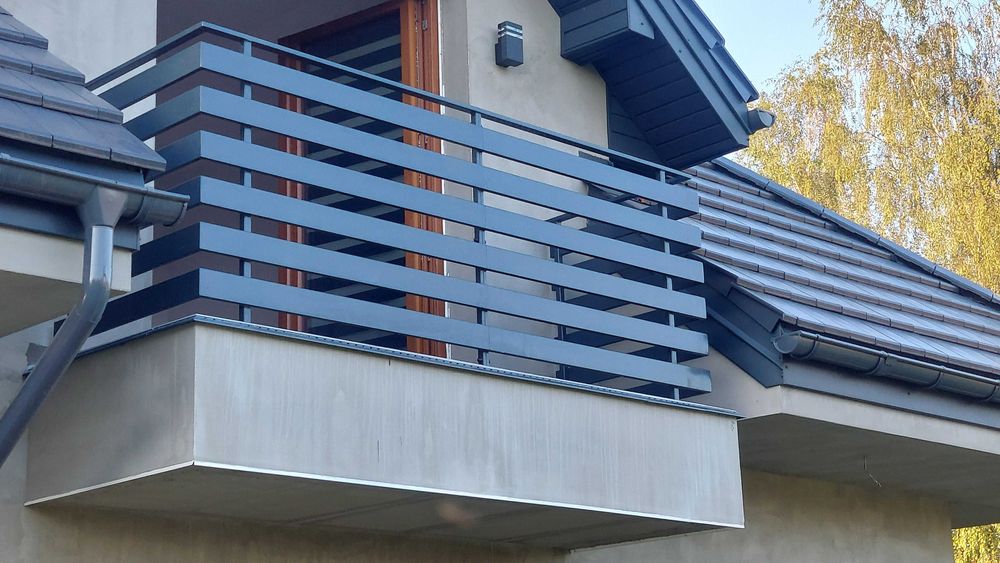 balustrady nierdzewne schody lakierowane proszkowo