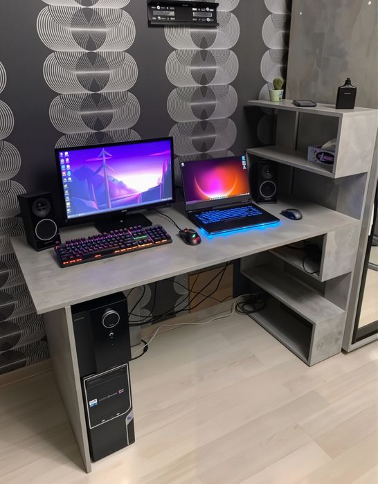 Письмовий офісний комп’ютерний стіл Письменный компьютерный стол парта