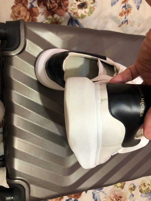 Alexander Mcqueen Oversized Sneaker in White/black