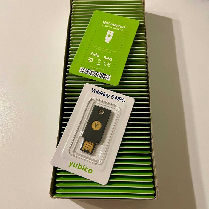 Ключі безпеки Yubico YubiKey 5 NFC (v5.4.3) (USB-A)