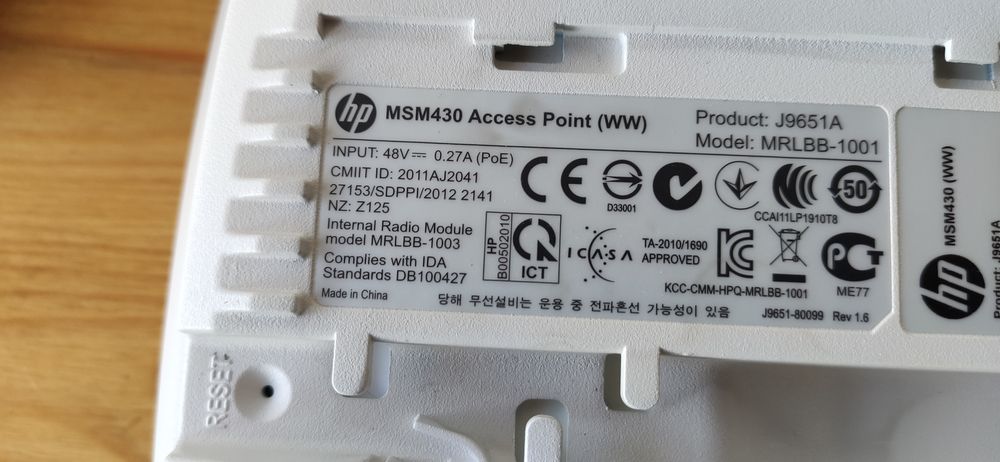 Access Point HP MSM430 802.11n Dual Radio