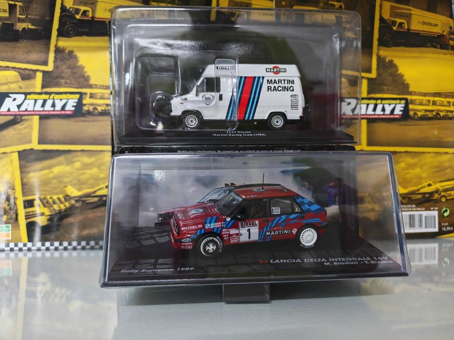 Lancia Delta Integrale 16V + Fiat Ducato  Team Lancia Martini Rally 1:43