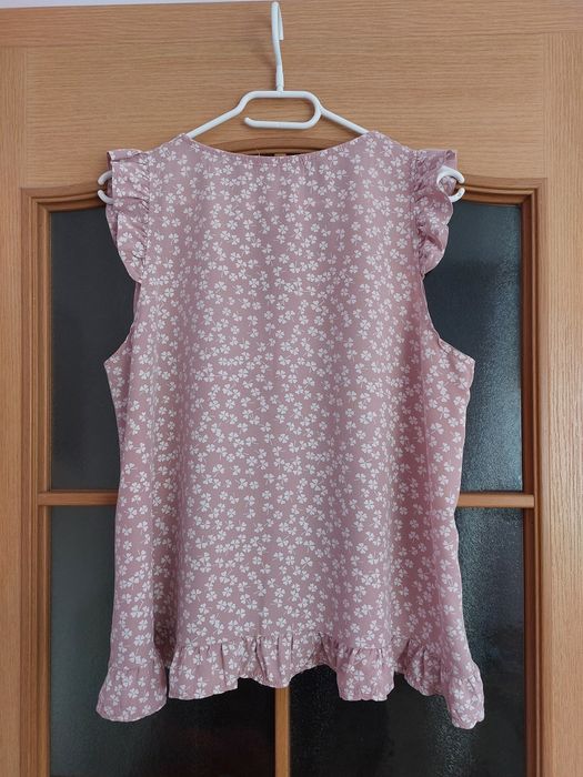 Bluzka z motylkowymi ramionami Made in Italy UNI S M L