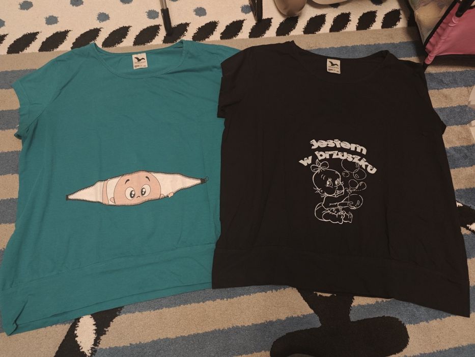Koszulki, t-shirt ciążowy XXL