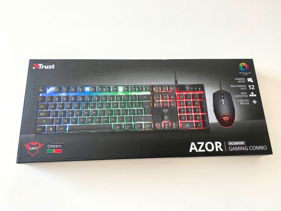 Teclado Trust AZOR RGB Membrana