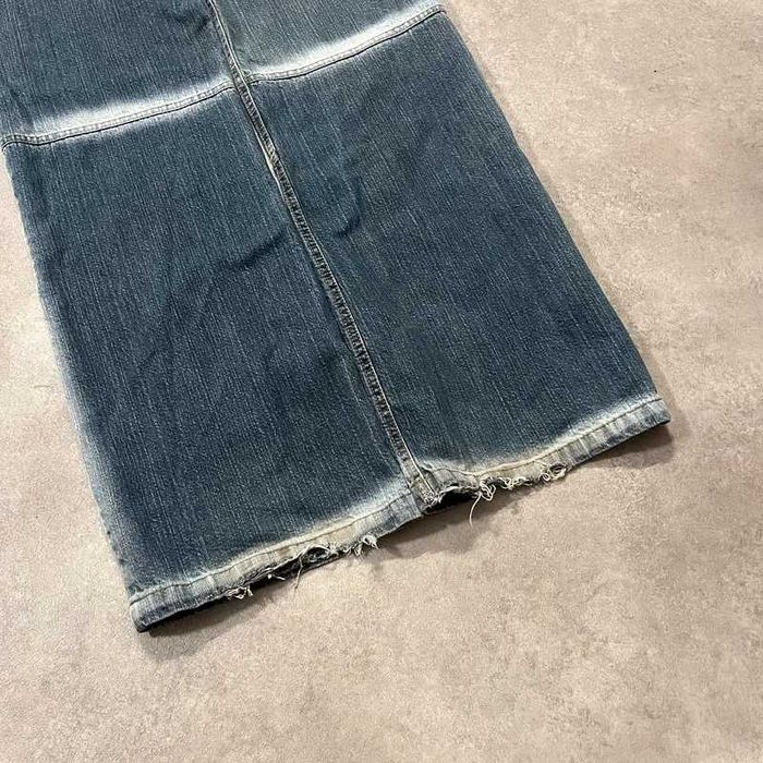 Vintage Spodnie Jeansy Y2K Denim Pants Washed Rap Skate Trendy 00s