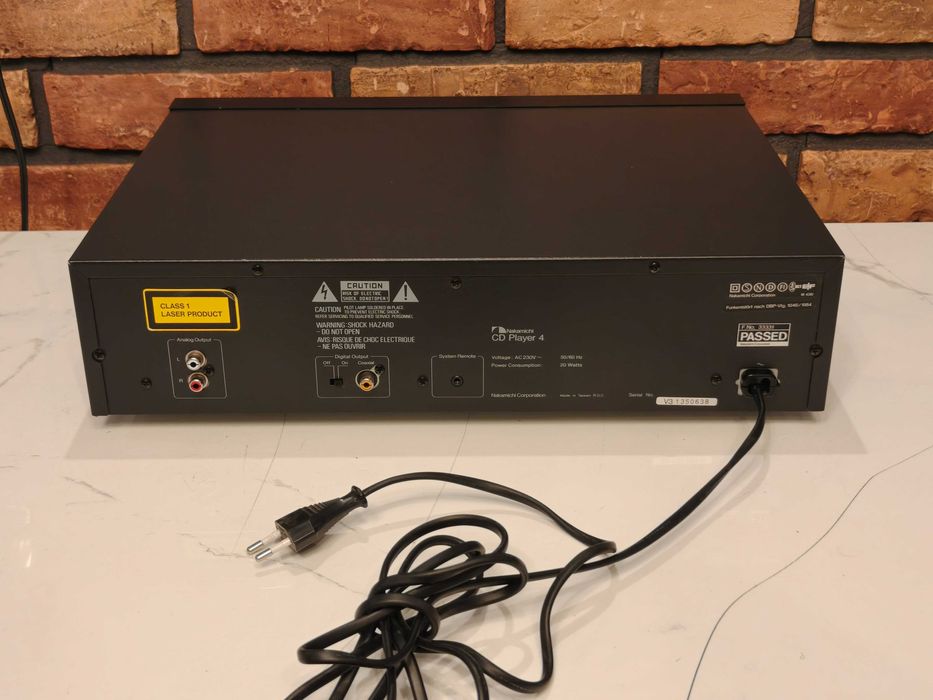 NAKAMICHI CD PLAYER 4 ! Rzadki odtwarzacz CD ! TOP