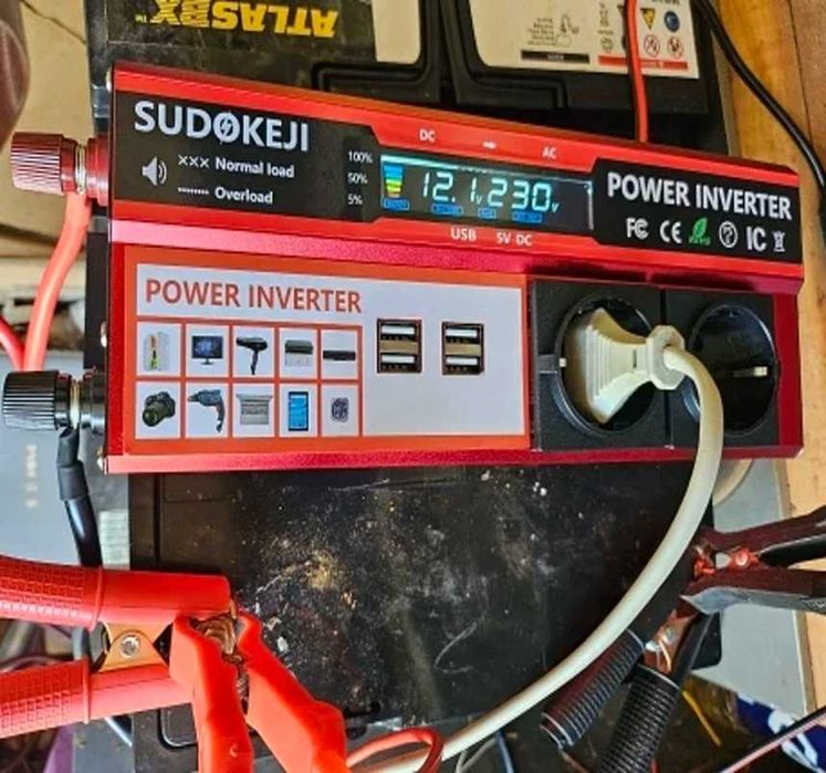 Преобразователь напряжения, инвертор, умножитель питания на 1500 Вт