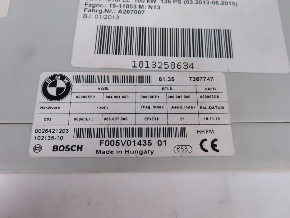 Unidade De Comando Da Tampa Da Mala Bmw 2 Active Tourer Ref: