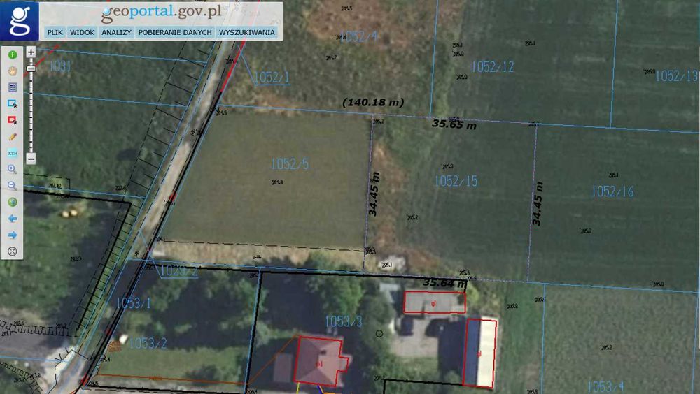 Działka w Sitaniec Błonie