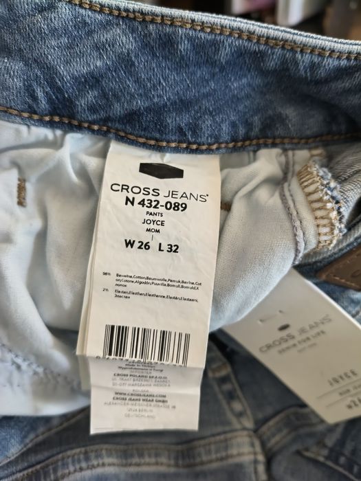 Spodnie męskie jeansowe cross jeans nowe z metką