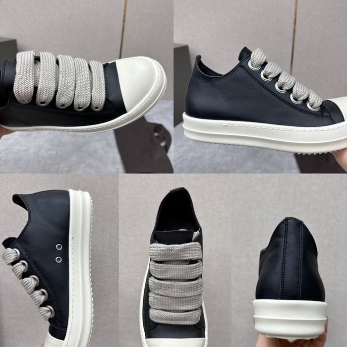 Rick Owens Jumbo Lace Low/DRKSHDW/Шкіряні Кеди Rick Owens/38-45