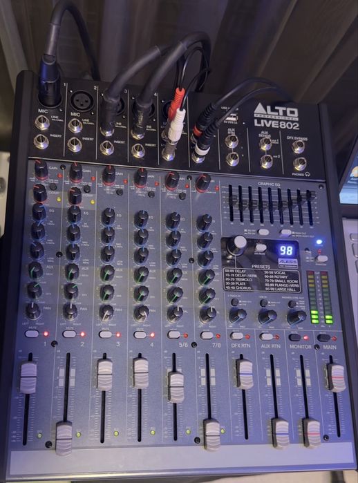 Mesa Alto Live 802 como nova