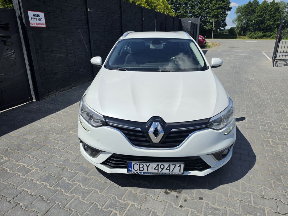 Renault Megane 2017r STAN SUPER! Automat BIAŁA PERŁA !