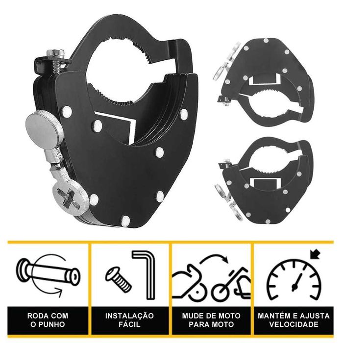 Cruise Control para Moto em Alumínio - Controlo Velocidade Constante