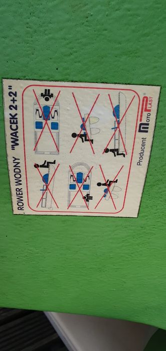 Rowerek wodny Wacek 2+2